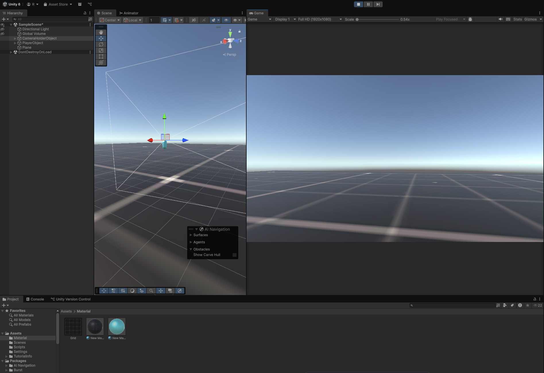 First Person Control